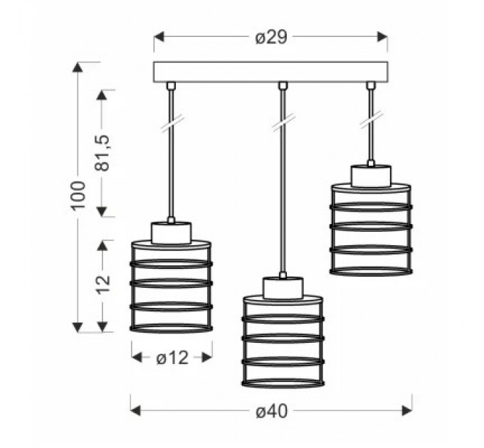 Люстра Candellux Glob (33-00408)