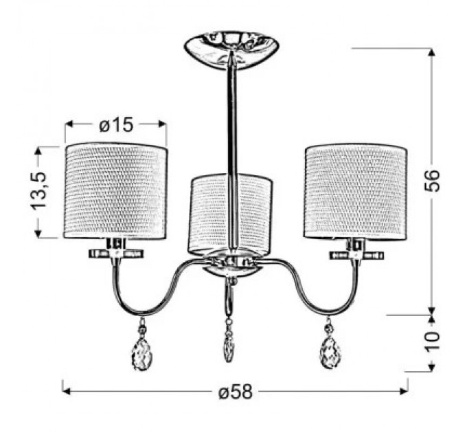 Люстра Candellux ESTERA (33-11664)