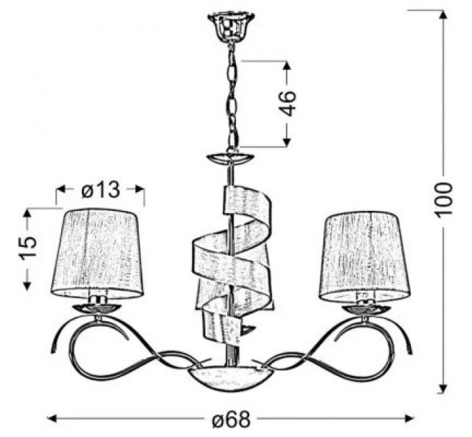 Люстра Candellux DENIS (33-23414)