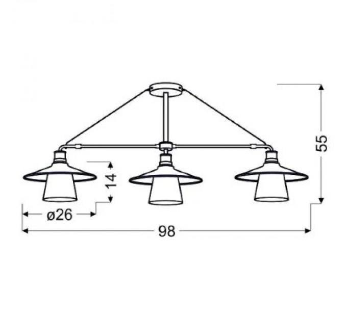 Люстра Candellux LOFT (33-43115)