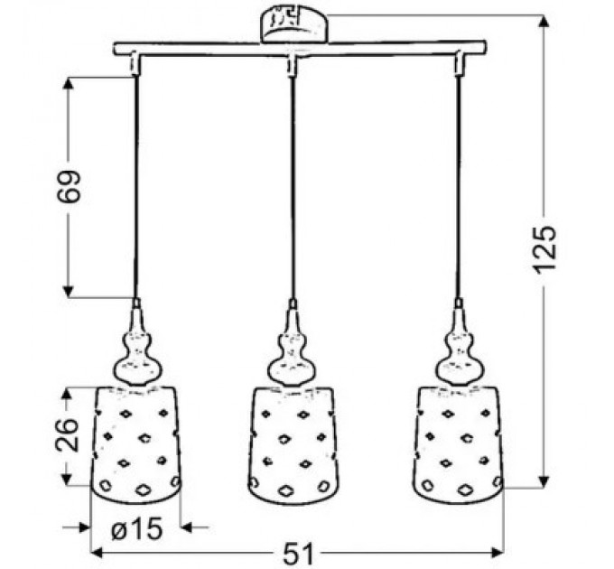 Люстра Candellux HAMP (33-51943)