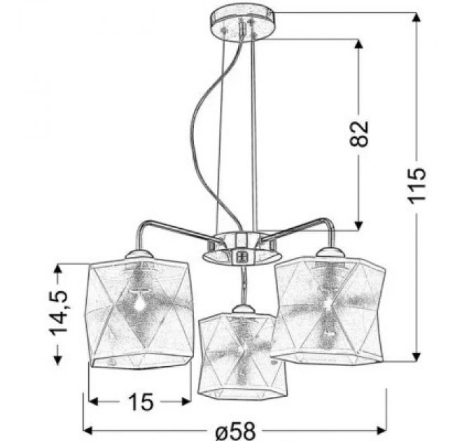 Люстра Candellux NOSJA (33-58720)