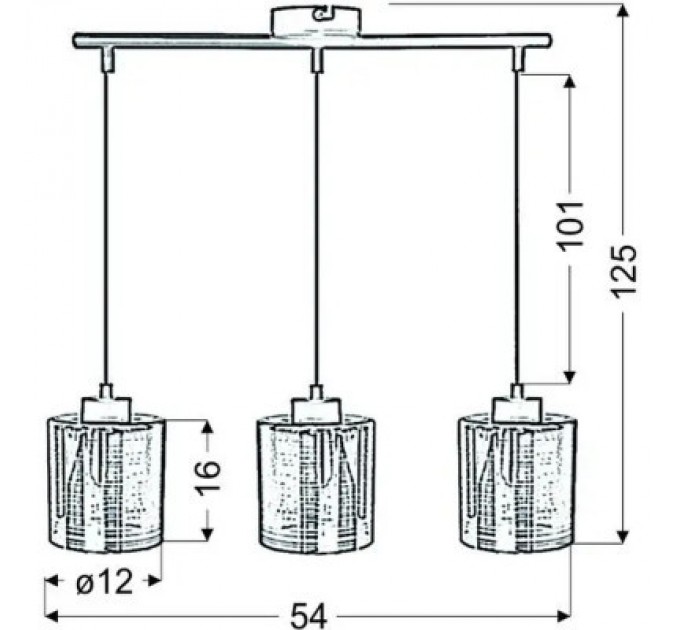 Люстра Candellux COX (33-59369)