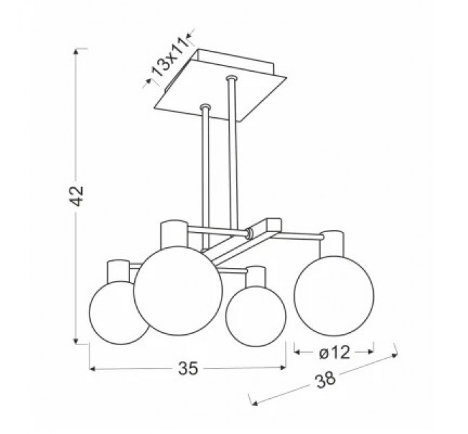 Люстра Candellux Maldus (34-01467)