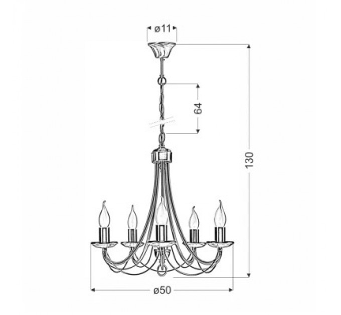 Люстра Candellux MUZA (35-69170)