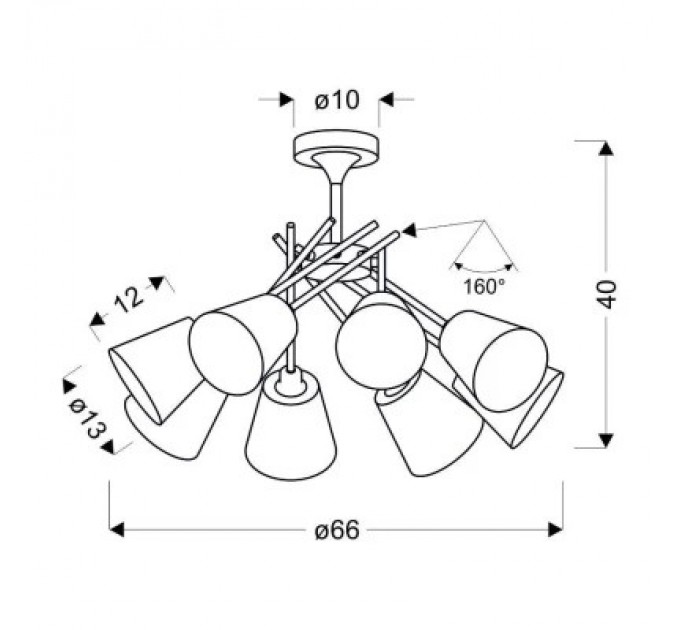 Люстра Candellux VOX (38-70647)