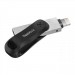 SanDisk USB флеш накопичувач SanDisk 128GB iXpand Go USB 3.0/Lightning (SDIX60N-128G-GN6NE)
