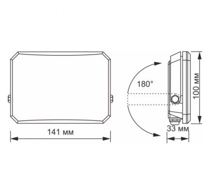 Прожектор Videx VLE-F3-0305B