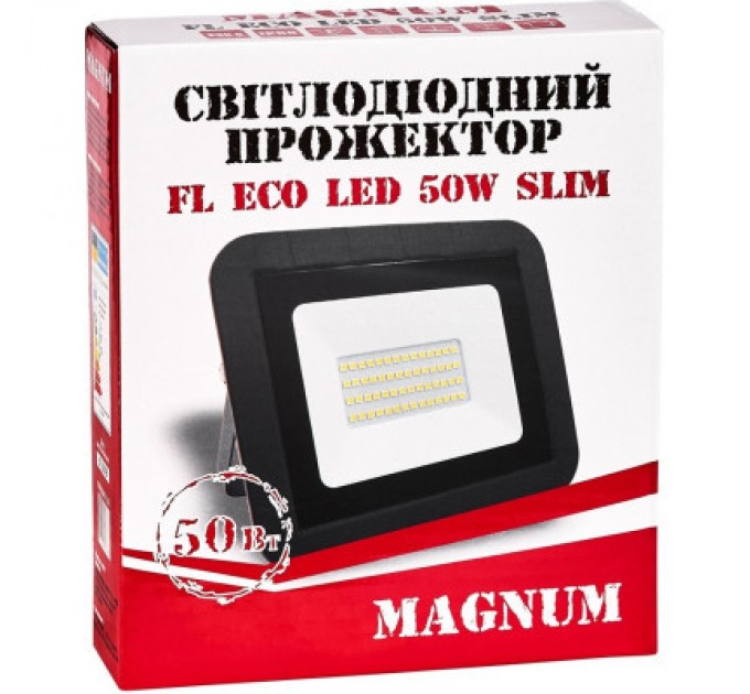 Прожектор MAGNUM FL ECO LED 50Вт slim 6500К IP65 (90011661)