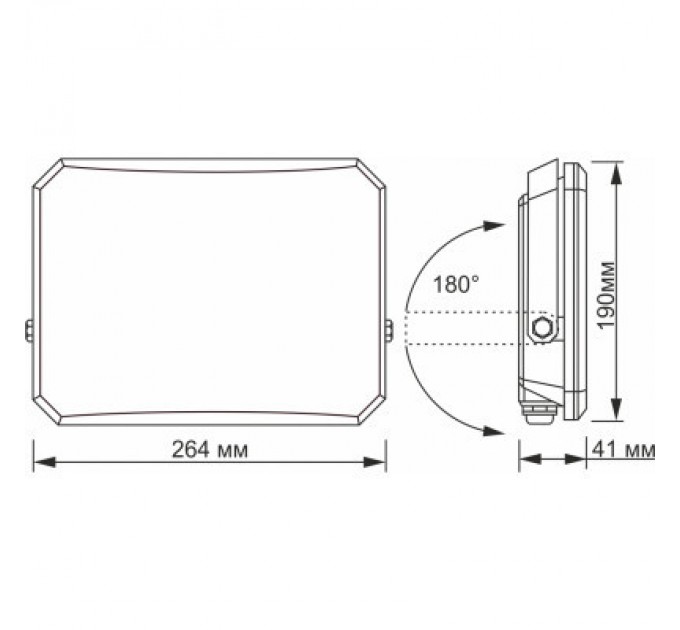 Прожектор Videx VLE-F3-1005B