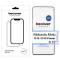 BeCover Скло захисне BeCover Motorola Moto G15 / G15 Power 10D Black (713574)