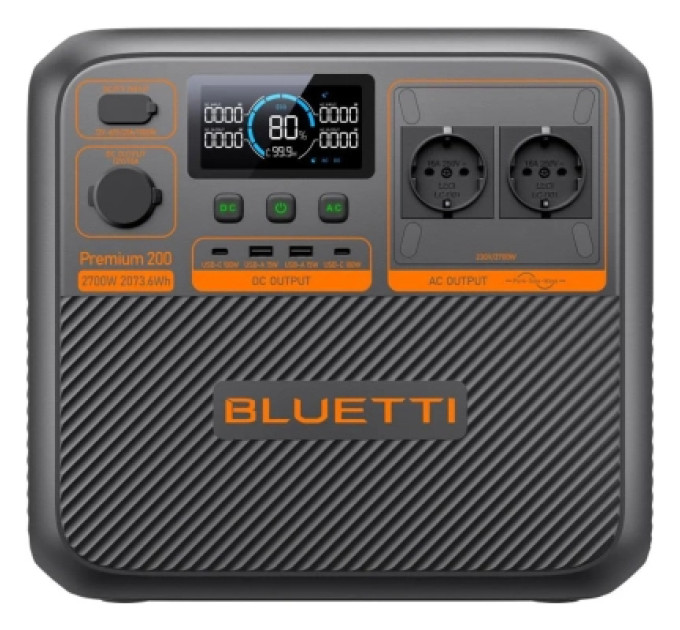BLUETTI Зарядна станція BLUETTI PREMIUM 200 V2 2700W (PREMIUM 200 V2)