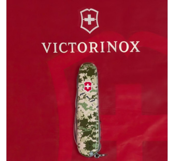 Ніж Victorinox Climber Army Піксель + Лого (1.3703.3_W3941p)