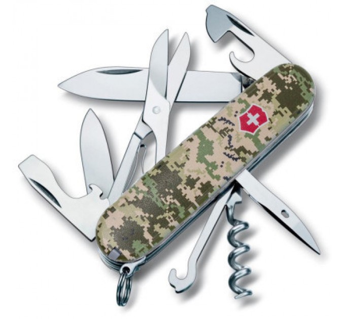 Ніж Victorinox Climber Army Піксель + Лого (1.3703.3_W3941p)