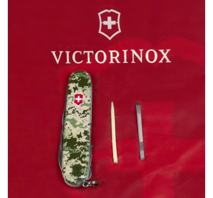 Ніж Victorinox Climber Army Піксель + Лого (1.3703.3_W3941p)