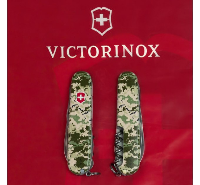 Ніж Victorinox Climber Army Піксель + Лого (1.3703.3_W3941p)