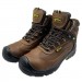 Чоботи робочі GTM р.46 композ.носок, шкіра коричневого кольору S1P SRC (SM-075-46)