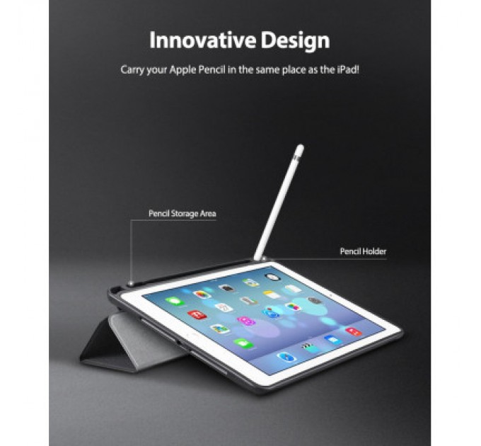 Ringke Чохол до планшета Ringke Smart Case для Apple iPad Pro 2020 12.9' BLACK (RCA4794)
