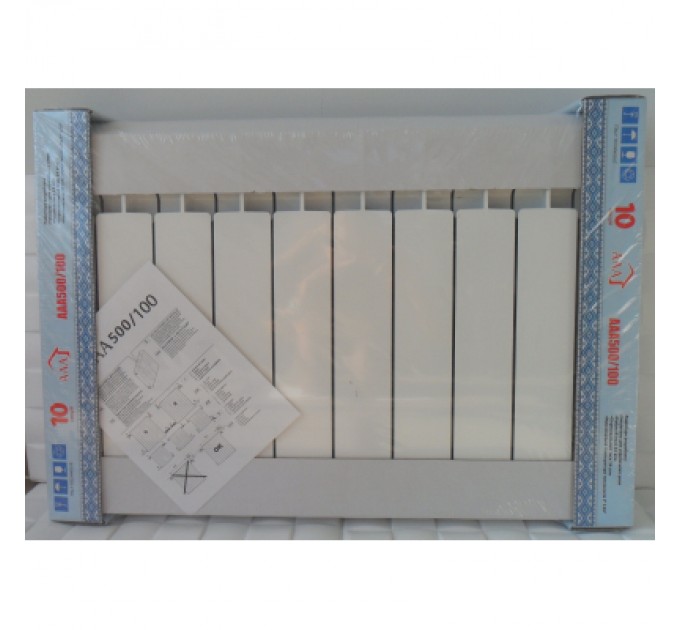 Радіатор опалення AAA біметалевий 500/100 10 секцій (70214301)