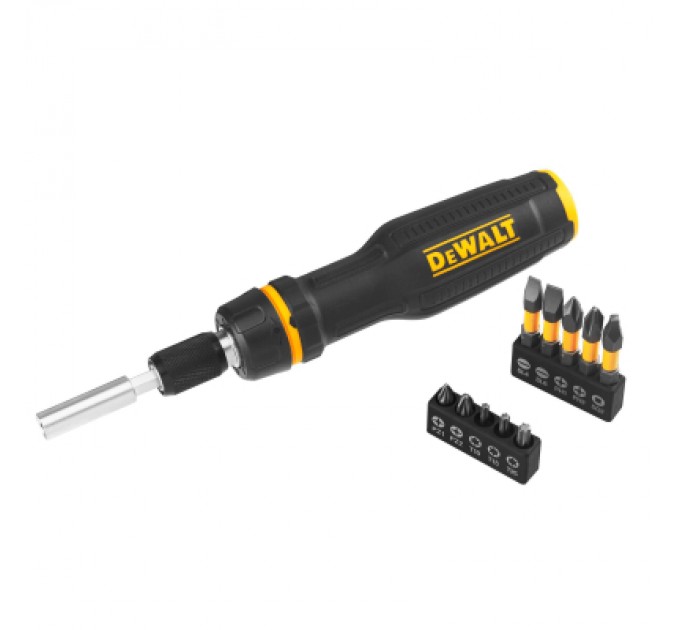 Набір викруток DeWALT FULL FIT Telescoping, зі змінними бітами, 10 біт (DWHT68001-0)