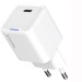 ColorWay Зарядний пристрій ColorWay C101C GaN Mini 20W PD PPS USB-C white (CW-CHS059PD-WT)