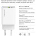 ColorWay Зарядний пристрій ColorWay C101E GaN Mini 45W PD PPS USB-C + USB-A QC4.0 white (CW-CHS060PD-WT)