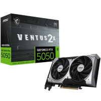 Відеокарта GF RTX 5050 8GB GDDR6 Ventus 2X OC MSI (GeForce RTX 5050 8G VENTUS 2X OC)
