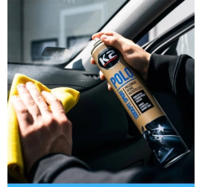 Автополіроль K2 Polo Cockpit "Зелене яблуко" 750мл (K407ZJ1)