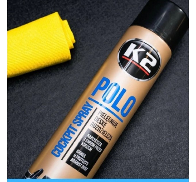 Автополіроль K2 Polo Cockpit "Персик" 750мл (K407BR0)