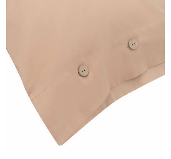 Наволочка Ardesto Mix&Match 50х70 100% бавовна, сатин бежевий (ART5070PCI)