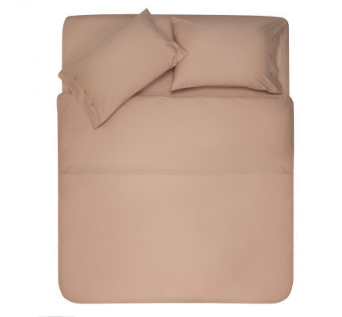 Наволочка Ardesto Mix&Match 50х70 100% бавовна, сатин бежевий (ART5070PCI)