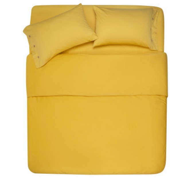 Наволочка Ardesto Mix&Match 50х70 100% бавовна, сатин жовтий (ART5070PCS)