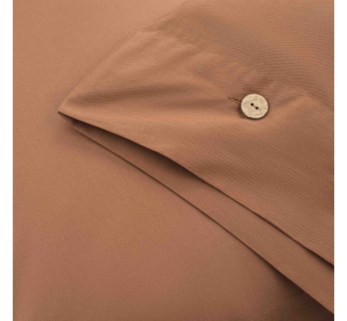 Наволочка Ardesto Mix&Match 50х70 100% бавовна, сатин коричневий (ART5070PCH)