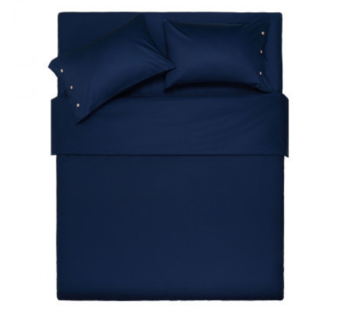 Наволочка Ardesto Mix&Match 50х70 100% бавовна, сатин синій (ART5070PCN)