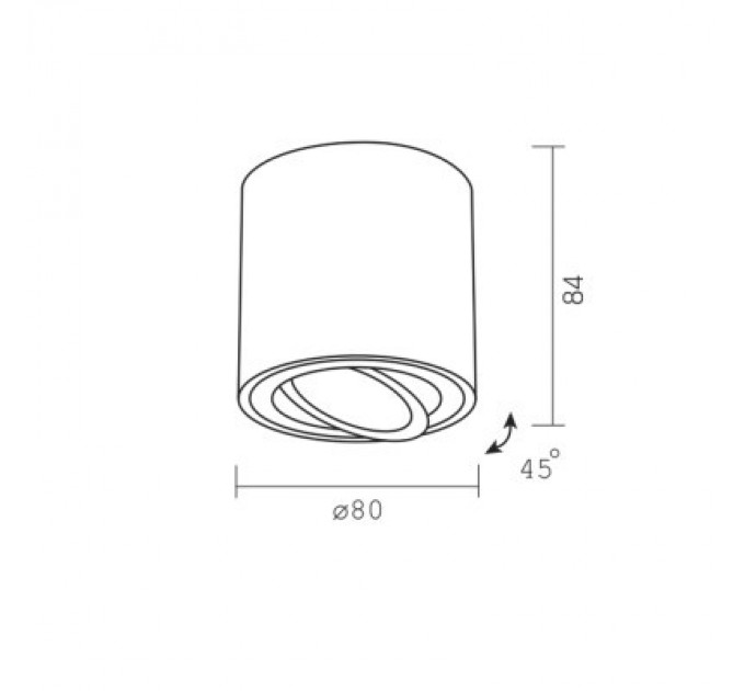 Світильник точковий Videx VL-SPF12A-W