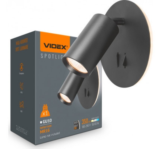 Світильник точковий Videx VL-SPF24E-B