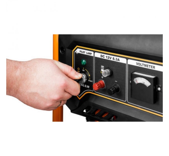 Генератор Neo Tools 230V, 1 фаза, 2.8/3kW, електростарт, AVR (04-730)