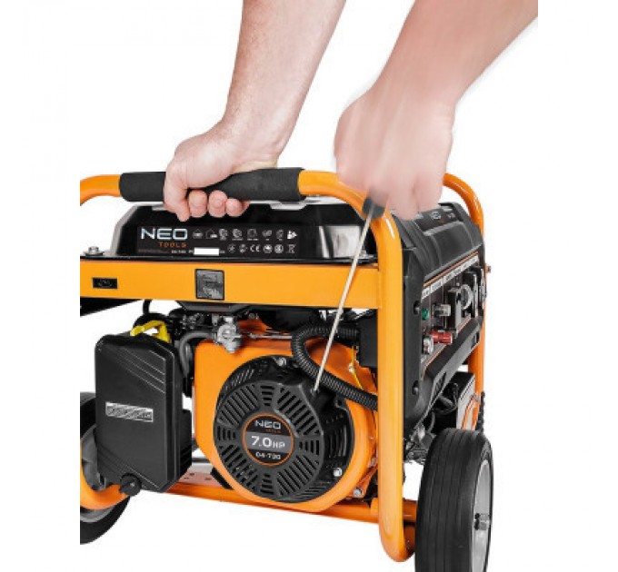 Генератор Neo Tools 230V, 1 фаза, 2.8/3kW, електростарт, AVR (04-730)