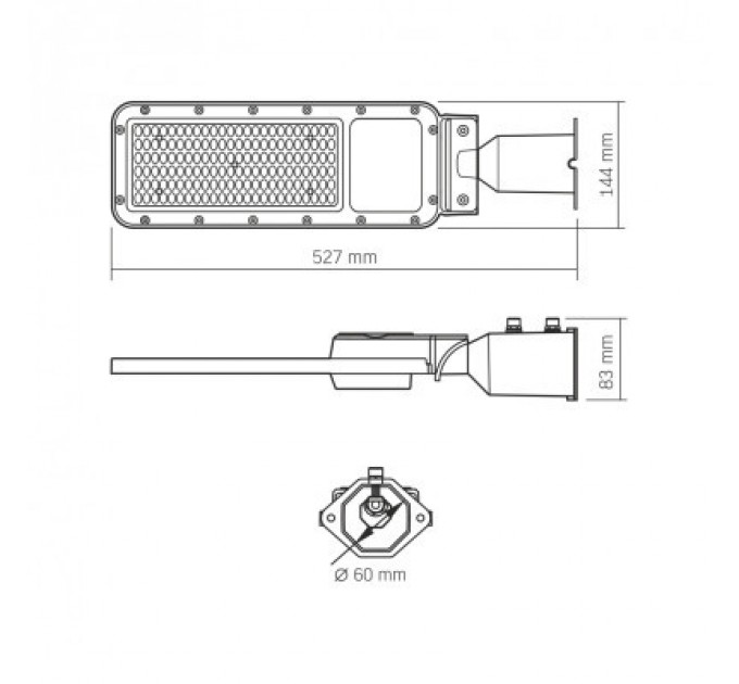 Прожектор Videx IP65 SLE17 100W 11000Lm 5000K 220V (VL-SLE17-1005)