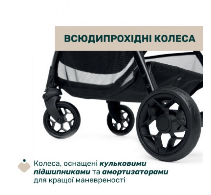 Коляска Chicco Glee Stroller чорна (8058664173587) (87068.73)