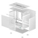 Deepcool Корпус DeepCool CH160 Mesh White (R-CH160-WHNMI0-G-1) без БЖ