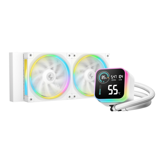 Deepcool Система водяного охолодження DeepCool LQ240 White (R-LQ240-WHDSMC-G-1)