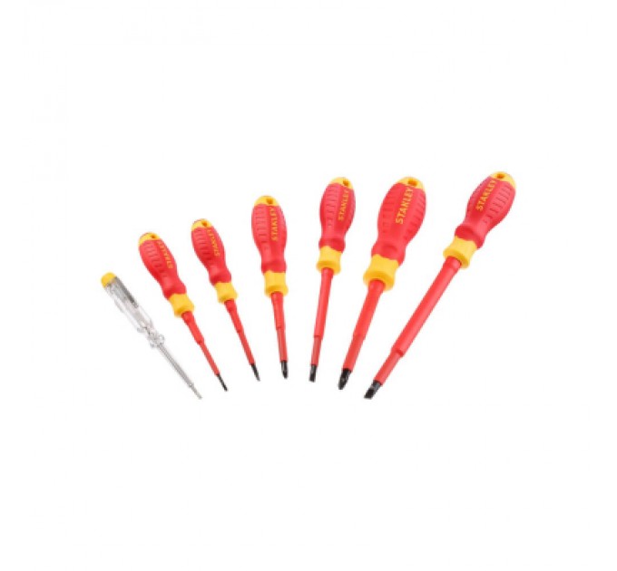 Набір викруток Stanley FatMax VDE 1000V ізольованих, 7 штук. (STHT60031-0)