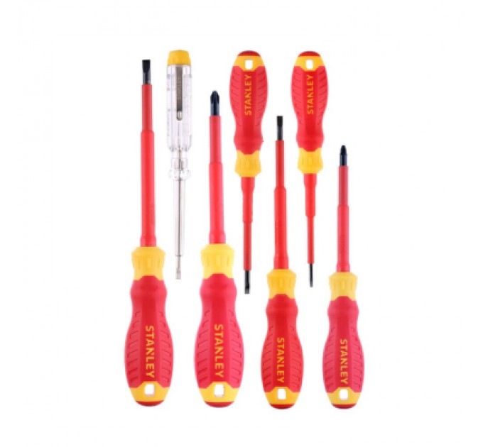 Набір викруток Stanley FatMax VDE 1000V ізольованих, 7 штук. (STHT60031-0)