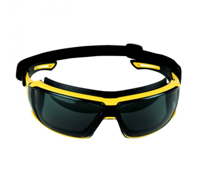 Захисні окуляри Stanley Rubber Gasket, тоновані, полікарбонатні, з м'якими гумовими дужками (SYE15-21D)