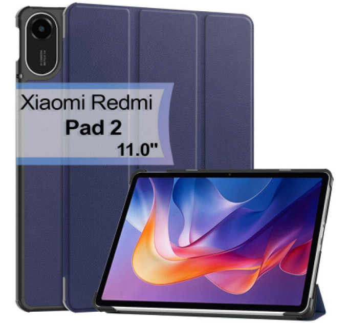 BeCover Чохол до планшета BeCover Smart Xiaomi Redmi Pad 2 11.0" Deep Blue (713637)