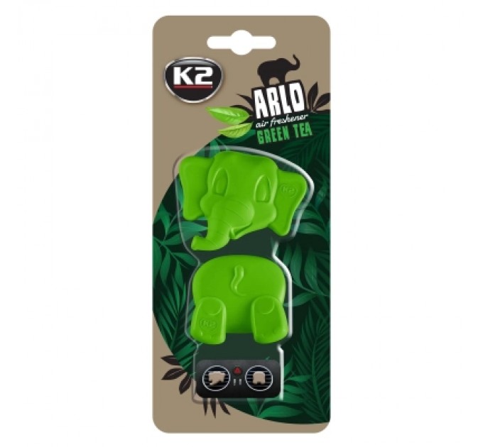 Ароматизатор для автомобіля K2 Arlo "Зелений чай" 15 г (V89ZHE)