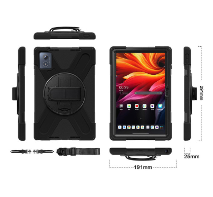 BeCover Чохол до планшета BeCover Heavy Duty Lenovo Tab K11 Plus TB-352F 11.45" Black (713635)