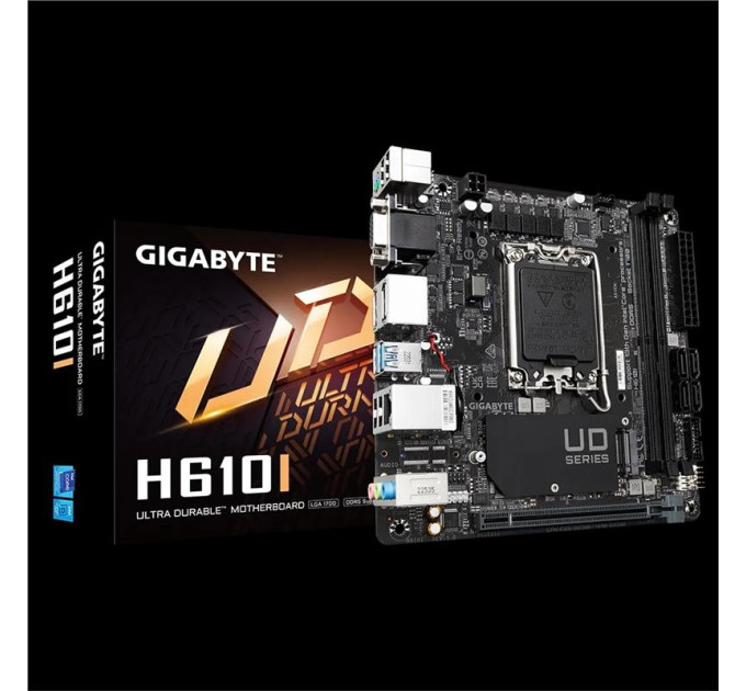 GIGABYTE Материнська плата GIGABYTE H610I