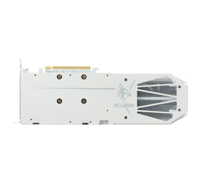 PowerColor Відеокарта AMD Radeon RX 9060 XT 16GB GDDR6 Hellhound Spectral White PowerColor (RX9060XT 16G-L/OC/WHITE)